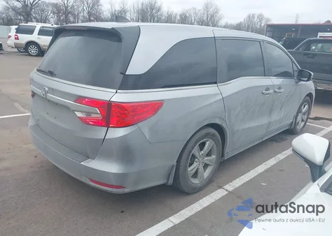 2019 Honda Odyssey Ex-L from USA, damaged, VIN 5FNRL6H73KB123363